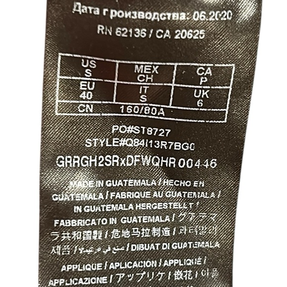 Guess top,women S,Red Fitted Short Sleeve T-shirt, side logos, bright,fun,cotton - Picture 12 of 15